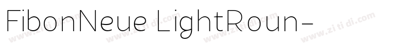 FibonNeue LightRoun字体转换 FibonNeue LightRoun字体转换